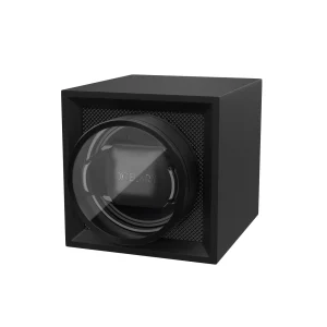 New Automatic Single Watch Winder Box with Dual Power Supply Quiet Motor Leather