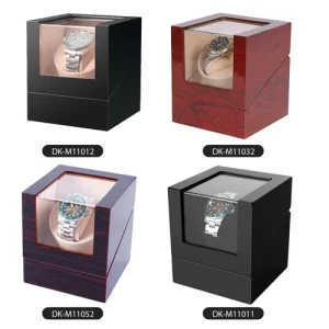 Automatic Single Watch Winder Storage Display Case Box with Silent Motor Wooden